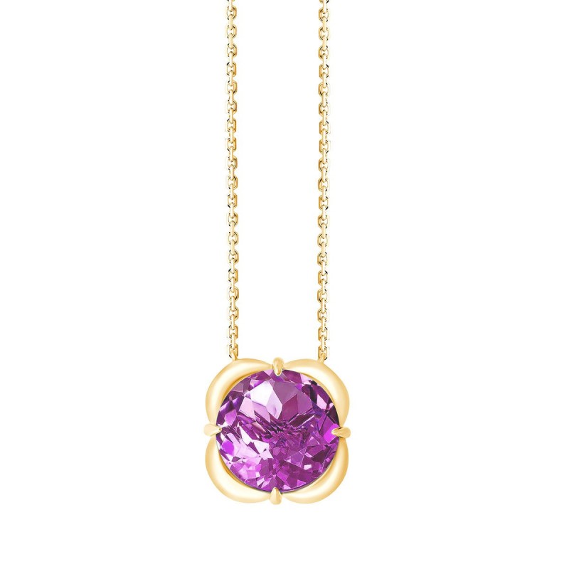 Kalista Serti Clos Rond Améthyste 3,18ct
