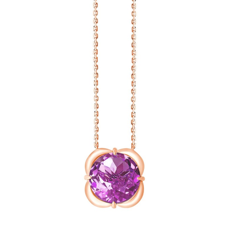Kalista Serti Clos Rond Améthyste 3,18ct