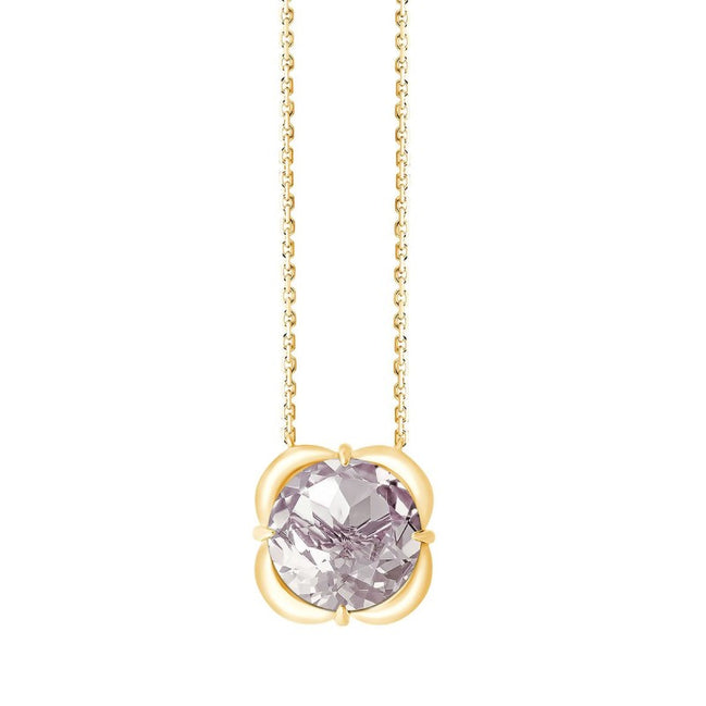 Kalista Serti Clos Rond Prasiolite 3,21ct