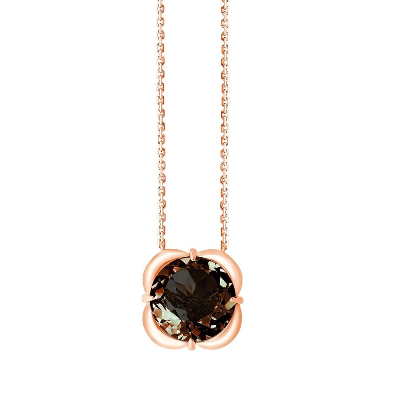 Collier Kalista Quartz Fumé G.M