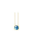Collier Kalista serti clos pierre fine en or 18 carats