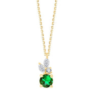 Émeraude & Diamants 0,06ct VIII