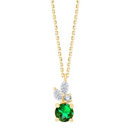 Émeraude & Diamants 0,06ct VIII