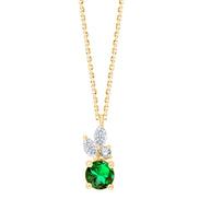 Émeraude & Diamants 0,06ct VIII