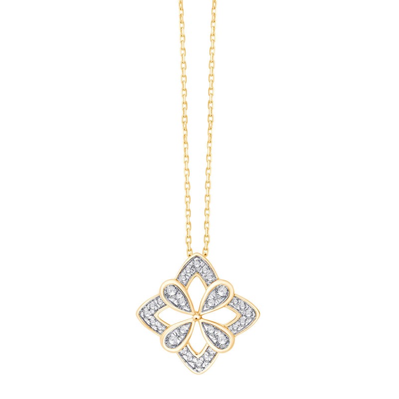 Fleur Diamant 0,15ct I