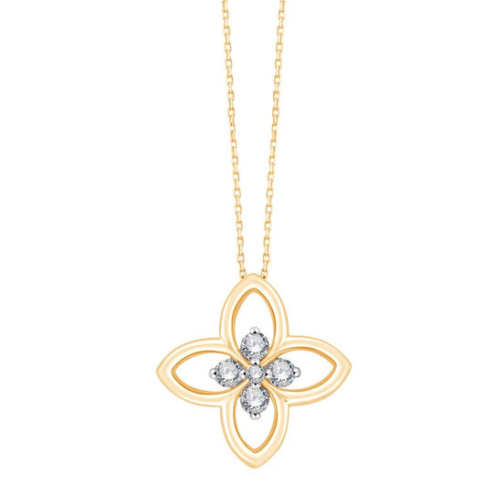 Fleur Diamant 0,14ct I