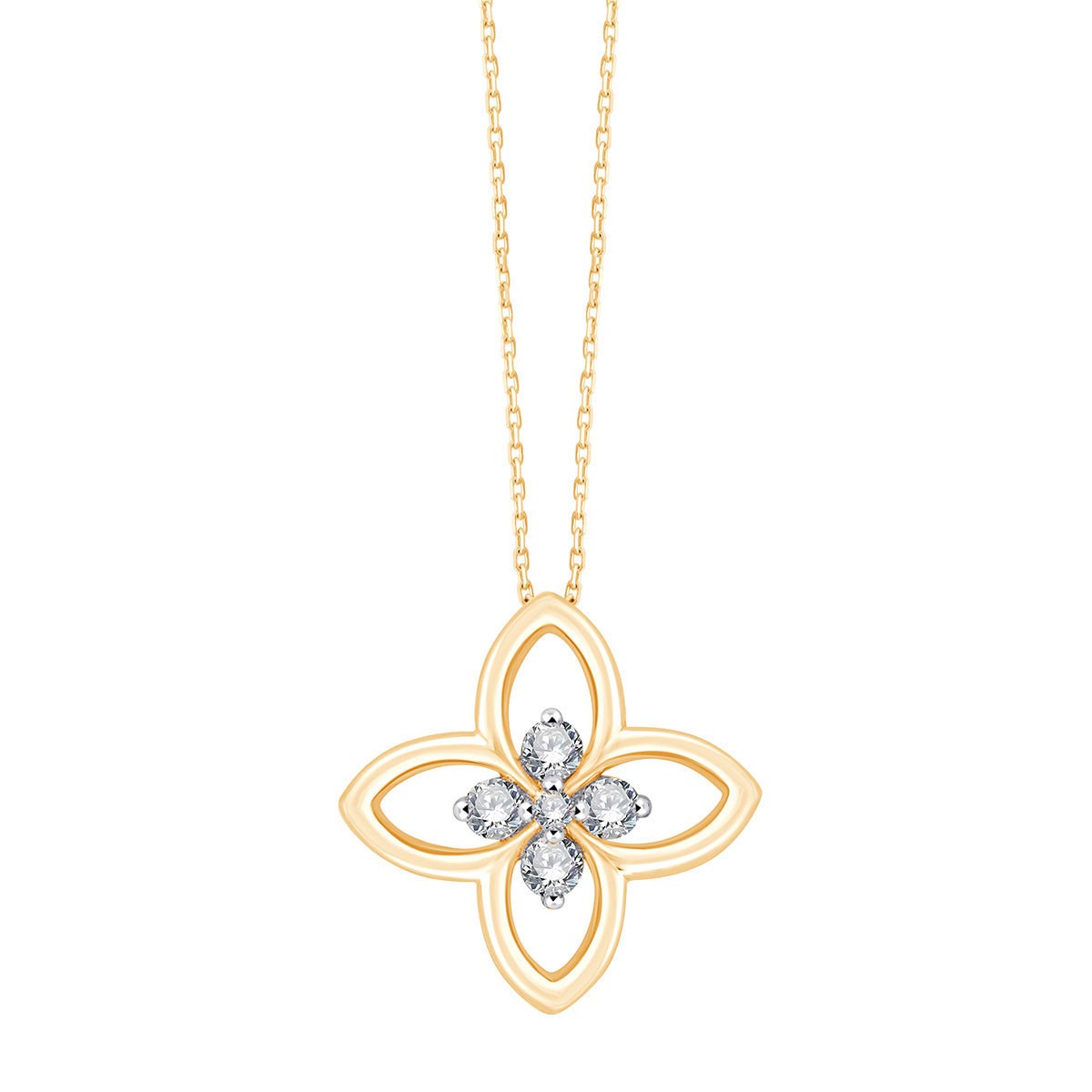 Fleur Diamant 0,14ct I