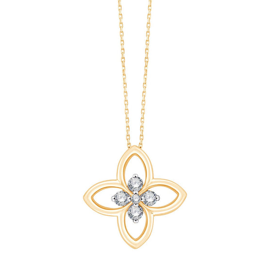 Fleur Diamant 0,14ct I