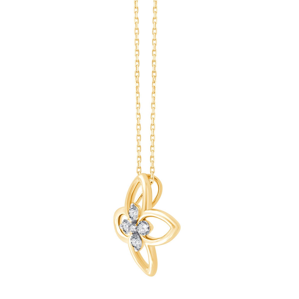 Fleur Diamant 0,14ct I