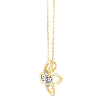 Fleur Diamant 0,14ct I