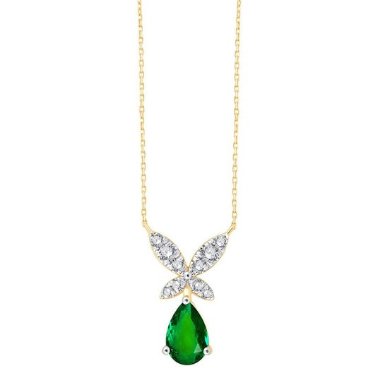 Toi & Moi Émeraude & Diamants 0,08ct