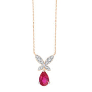 Toi & Moi Rubis & Diamants 0,08ct