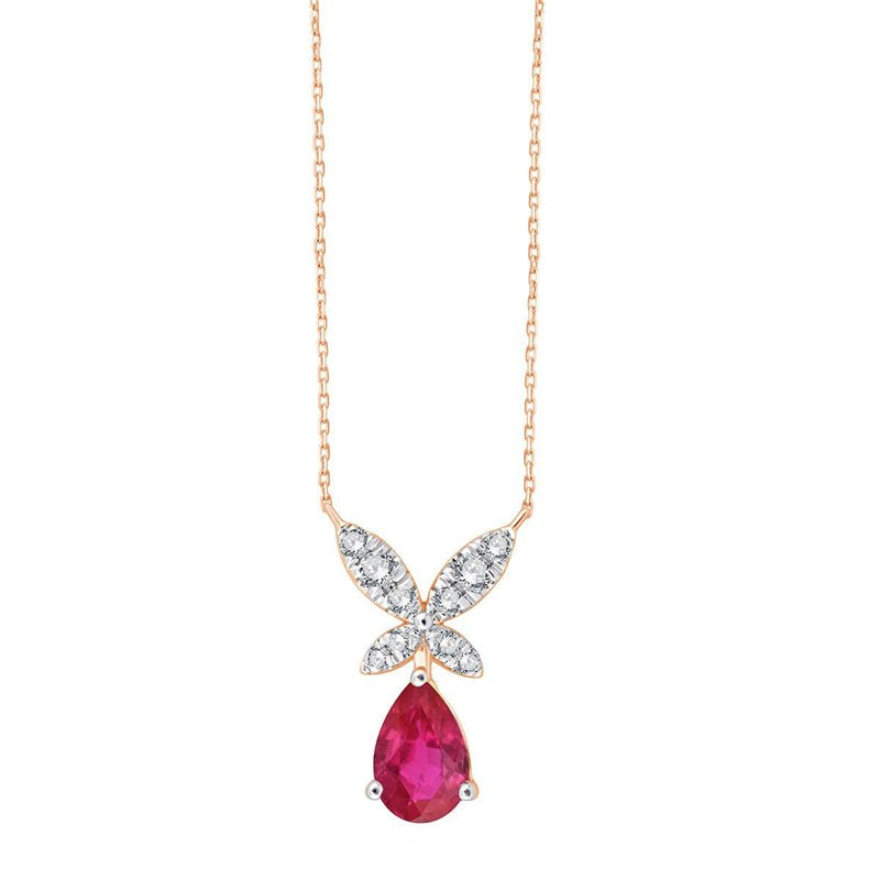 Toi & Moi Rubis & Diamants 0,08ct