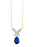Toi & Moi Saphir & Diamants 0,08ct