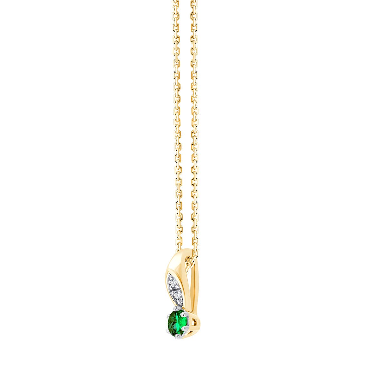 Rond Émeraude & Diamants 0,01ct II