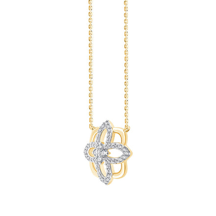 Collier en Or 18 Carats — Vingt-Cinq Diamants Naturels pour 0,495 Carat