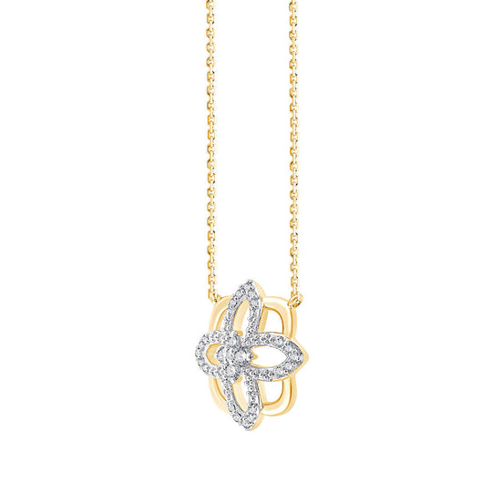 Collier en Or 18 Carats — Vingt-Cinq Diamants Naturels pour 0,495 Carat