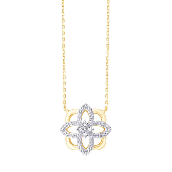 Collier 25 Diamants 0,495ct Or Jaune Rhodié