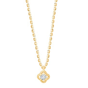 Collier Lily Rose 1 Diamant 0,02ct Or Jaune