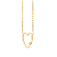 Coeur Cœur Serti Griffe Diamant 0,02ct I