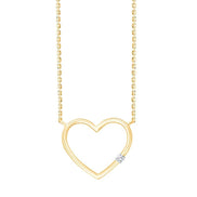 Coeur Cœur Serti Griffe Diamant 0,02ct I