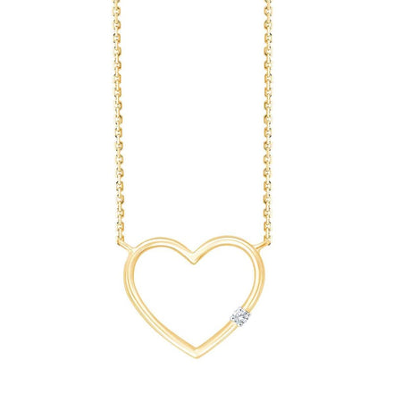 Coeur Cœur Serti Griffe Diamant 0,02ct I