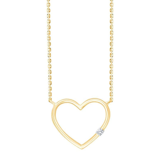 Coeur Cœur Serti Griffe Diamant 0,02ct I