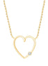 Coeur Cœur Serti Clos Diamant 0,02ct