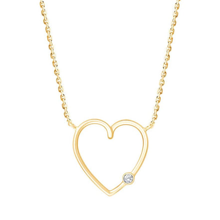 Coeur Cœur Serti Clos Diamant 0,02ct