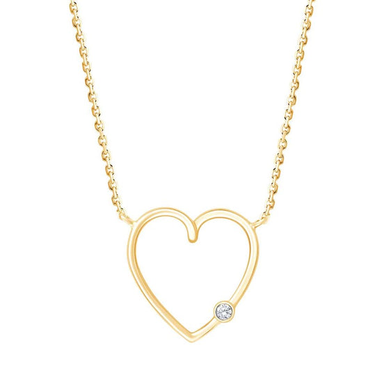 Coeur Cœur Serti Clos Diamant 0,02ct