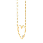 Coeur Cœur Serti Clos Diamant 0,02ct