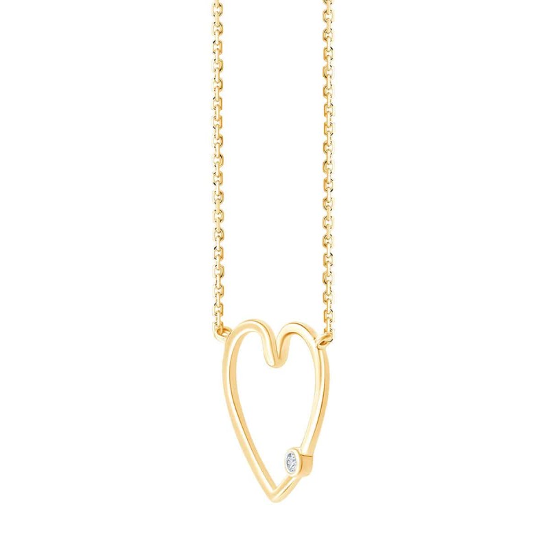 Coeur Cœur Serti Clos Diamant 0,02ct