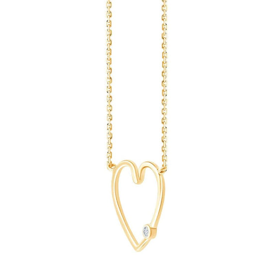 Coeur Cœur Serti Clos Diamant 0,02ct