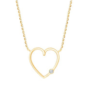 Coeur Cœur Serti Clos Diamant 0,02ct