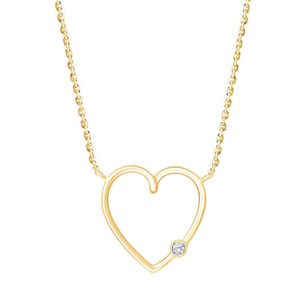 Coeur Cœur Serti Clos Diamant 0,02ct