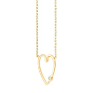 Coeur Cœur Serti Clos Diamant 0,02ct
