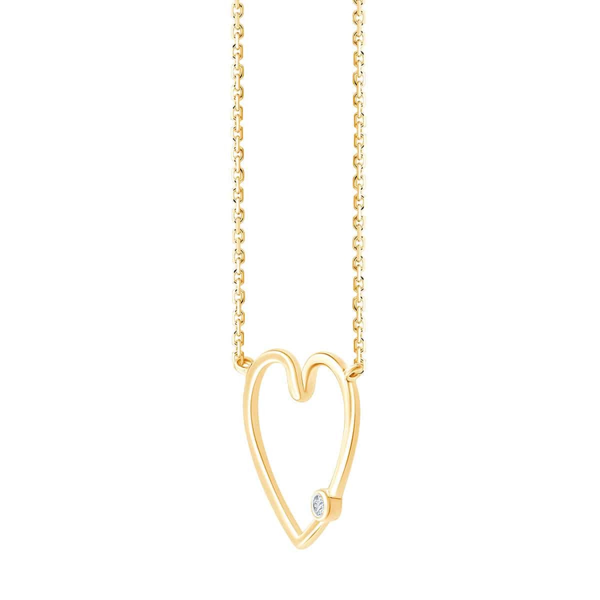 Coeur Cœur Serti Clos Diamant 0,02ct