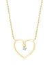 Coeur Cœur Serti Griffe Diamant 0,02ct II