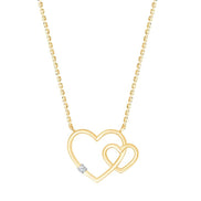 Coeur Serti Griffe Diamant 0,02ct