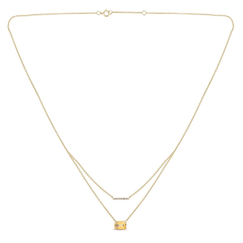 COLLIER LOU N°1 CITRINE