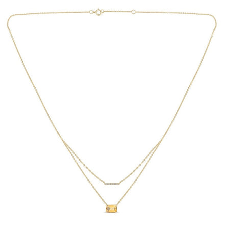COLLIER LOU N°1 CITRINE
