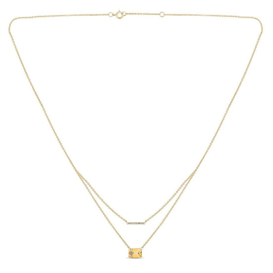 COLLIER LOU N°1 CITRINE