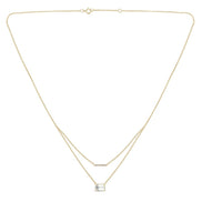 COLLIER LOU N°1 AMÉTHYSTE VERTE