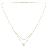 COLLIER LOU N°1 AMÉTHYSTE VERTE