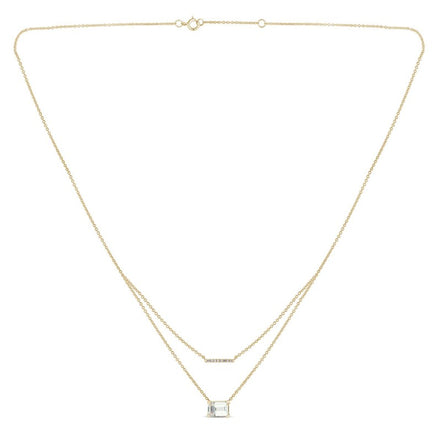 COLLIER LOU N°1 AMÉTHYSTE VERTE