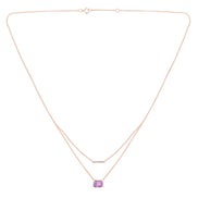 Lou Taille Émeraude Améthyste & Diamants 1,10ct IV