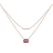 Lou Taille Émeraude Topaze & Diamants 1,10ct IX