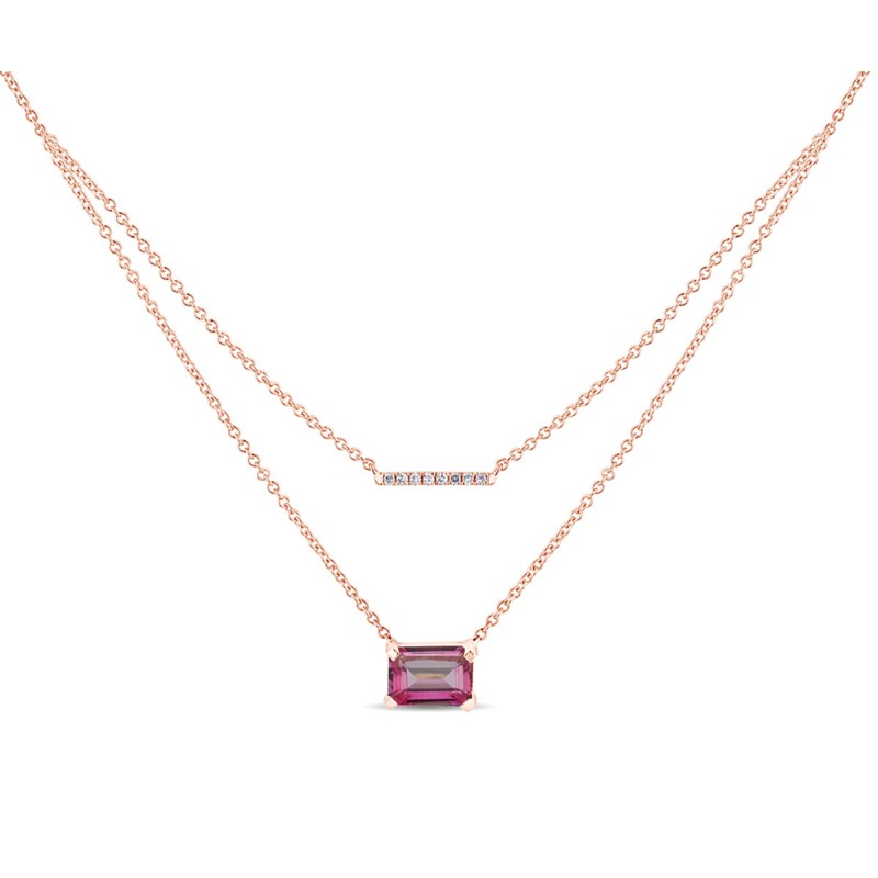 Lou Taille Émeraude Topaze & Diamants 1,10ct IX