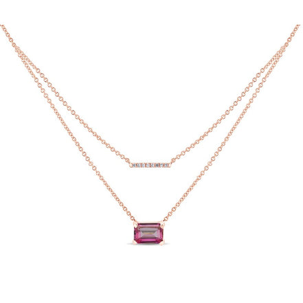 Lou Taille Émeraude Topaze & Diamants 1,10ct IX