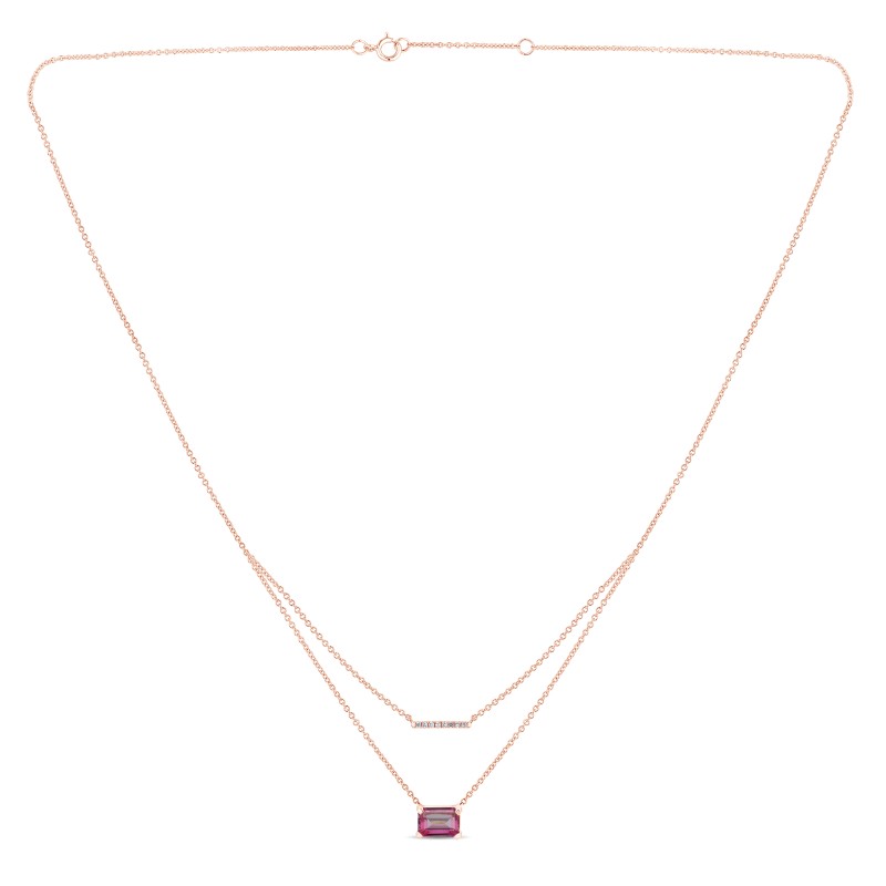 Lou Taille Émeraude Topaze & Diamants 1,10ct IX